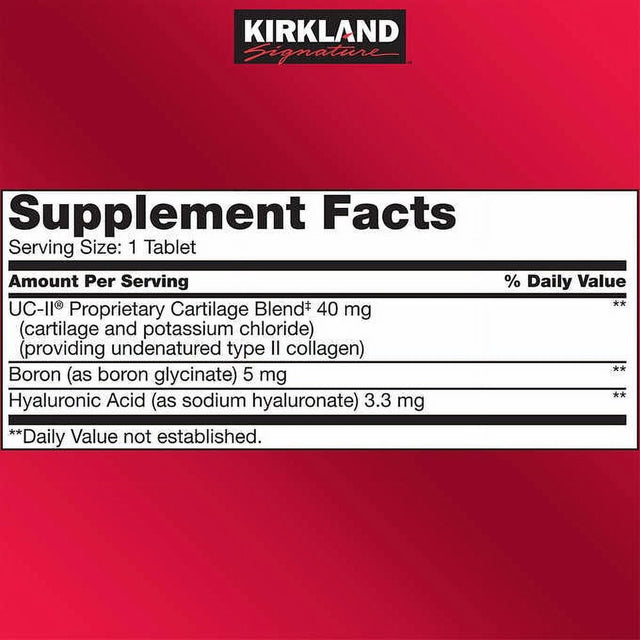 Kirkland Signature Triple Action Joint Health, 110 Coated Tablets