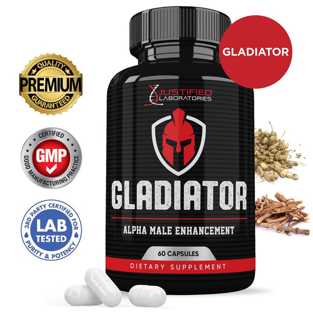 Gladiator Advanced Men'S Health Formula 1484Mg 60 Capsules