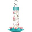 1 PK, Nature'S Way Dghf2-Nature'S Way 20 Oz. Glass Charming Peony Decorative Hummingbird Feeder