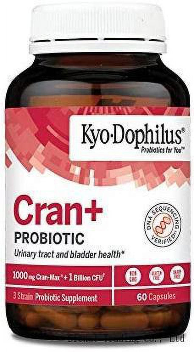 Kyo-Dophilus Cran Probiotic, Urinary Tract and Bladder Health*, 60 (Packaging May Vary)