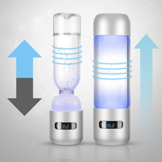 LOVEPET High Concentration Hydrogen-Rich Water Cup SPE Ion Membrane Alkaline Water Purifier Micro-Electrolysis Water Glass 500Ml