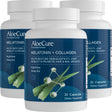 Aloecure Melatonin + Collagen, Natural Sleep Aid, for Men & Women, Natural Glow, Restores Skin Elasticity, Joint Mobility, Promotes Hair, Nail Growth, 3 Month Supply