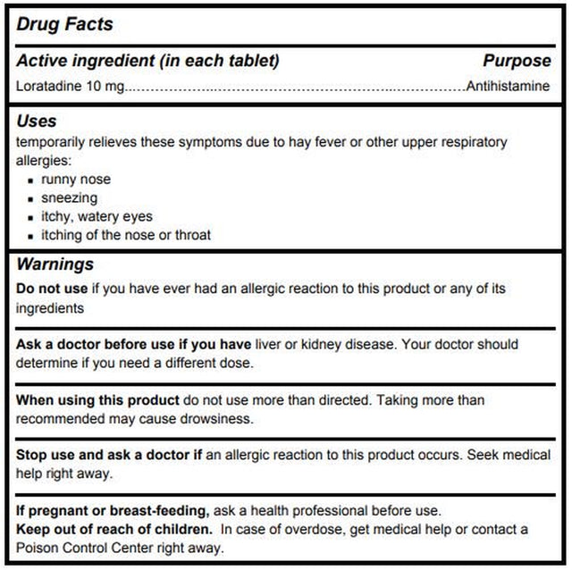Alavert Allergy 24 Hour Relief, Fresh Mint Flavor, Orally Disintegrating Allergy Tablets, Non-Drowsy Antihistamine, Loratadine 10Mg, 60 Count