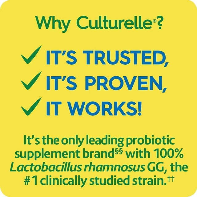 Culturelle Probiotics, Health & Wellness, 15 Billion Cfus, 50 Capsules