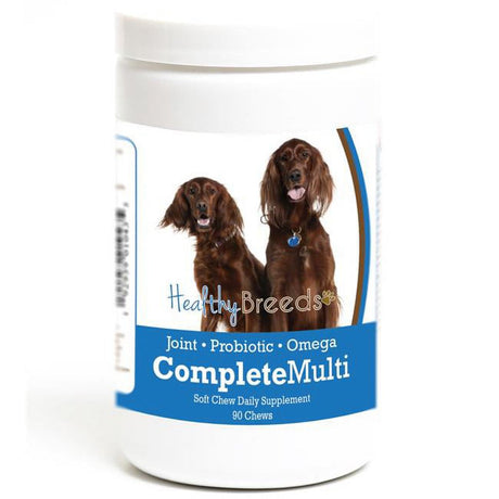 Healthy Breeds 192959010435 Irish Setter All in One Multivitamin Soft Chew - 90 Count