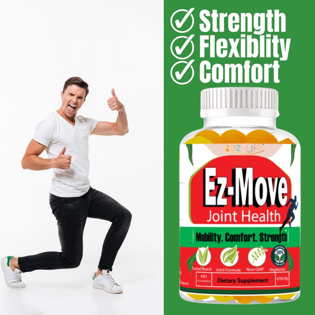 Joint Support Chewable Gummies Extra Strength with Glucosamine, Support Joint Health, Mobility & Flexibility – 60 Gummies