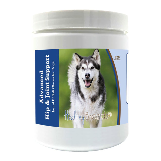 Healthy Breeds Alaskan Malamute Advanced Hip & Joint Support Level III Soft Chews for Dogs 120 Count