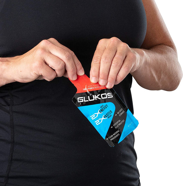 Glukos Energy Liquid Gel 2Oz Packets, 12 Count Tray