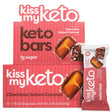 Kiss My Keto Salted Caramel Protein Bars – 1G Sugar, 9G Protein Keto Chocolate Bars – Low Carb Chocolate Bars – 12 Individually Wrapped Bars, Gluten Free Chocolate MCT Bars – Low Carb Candy Bars