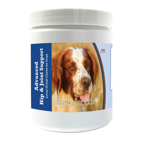 Healthy Breeds Irish Red and White Setter Advanced Hip & Joint Support Level III Soft Chews for Dogs 120 Count