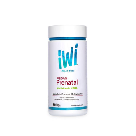 Iwi Algae-Based Vegan Prenatal with DHA, 30 Ct