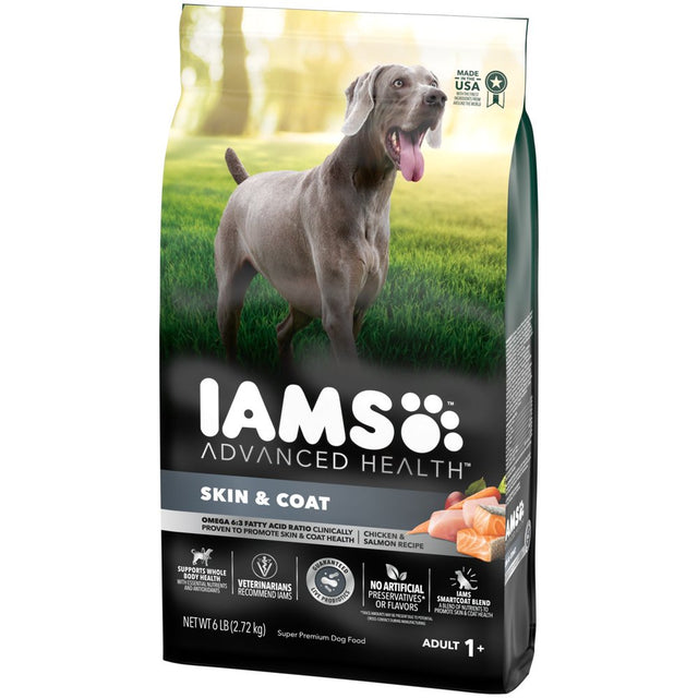IAMS Advanced Health Chicken and Salmon Recipe Dry Dog Food, 6 Lb Bag