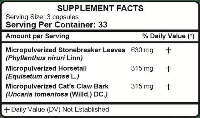 Hanan Rinosan Kidney Cleanser Blend | 100 Capsules | Naturally Aids in Supporting Healthy Kidney and Urinary Tract Function