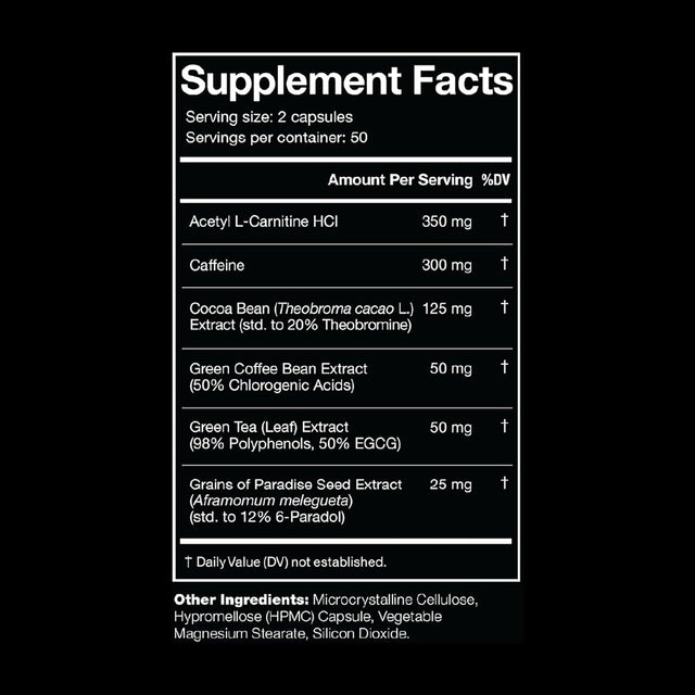 JNX SPORTS the Omen! Fat Burner Dietary Supplement, Men & Women | 50 SRV | 100 Caps