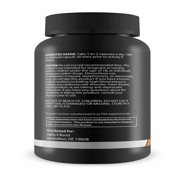 Alpha X Boost- Optimum Performance Technology- Natural Testosterone Booster