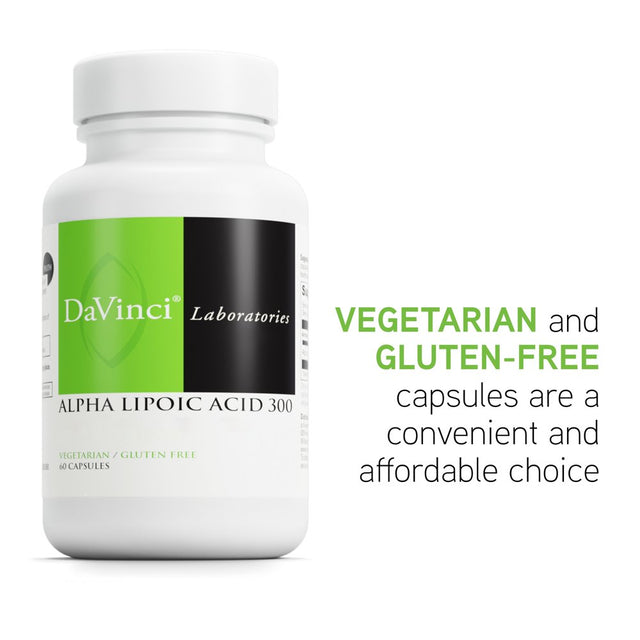 Alpha Lipoic Acid 300, 60 Capsules, Davinci Laboratories of Vermont