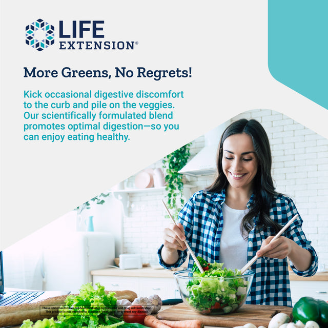 Life Extension Enhanced Super Digestive Enzymes - Supports Digestion & Comfort, Especially for Plant-Based Diets - Non-Gmo - 60 Vegetarian Capsules