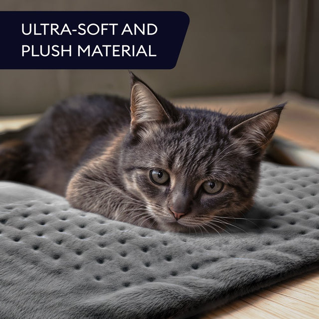 Geniani XL 𝐅𝐒𝐀/𝐇𝐒𝐀 Heating Pad for Back Pain & Cramps Relief - Heat Pad for Neck, Shoulders, and Muscle Pain with Auto Shut off (12"×24", Navy Gray)