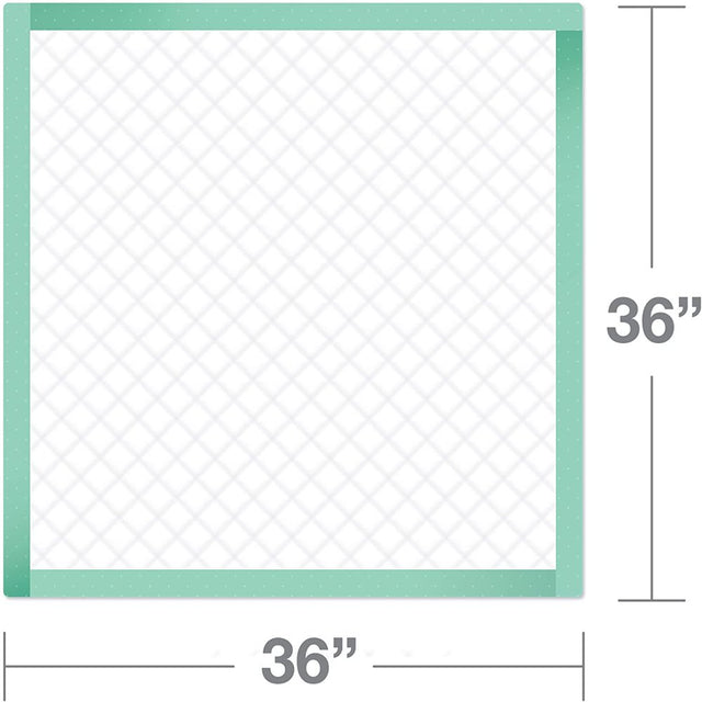 Inspire Extra Large Super Absorbent Bed Pads for Incontinence Disposable Underpad 36 X 36 Inches, Ultra Thick and Absorbent Chux Puppy Pads