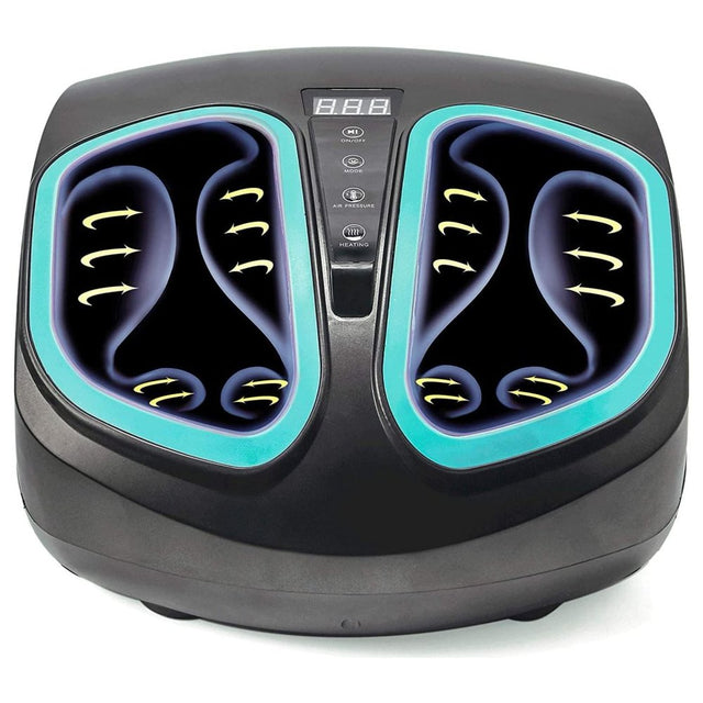 Gnhoch Shiatsu Foot Massager Machine with Heat - Electric Deep Kneading Heated Foot Massage - Spa Feet Massager for Neuropathy and Plantar Fasciitis