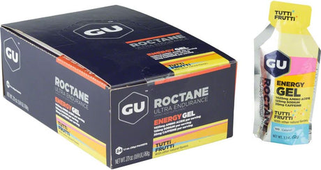 GU Roctane Energy Gel - 24 Pack Tutti Frutti, One Size