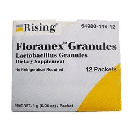 Rising Floranex Antidiarrheal Agents Granules Packets - 12 Ea, 3 Pack