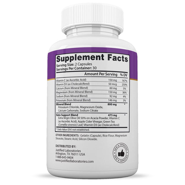 (5 Pack) Fit Flex Keto ACV Pills 1275Mg Alternative to Gummies Dietary Supplement 300 Capsules