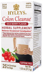 Hyleys Colon Cleanse Tea Goji Berry Flavor - 25 Tea Bags (1 Pack)