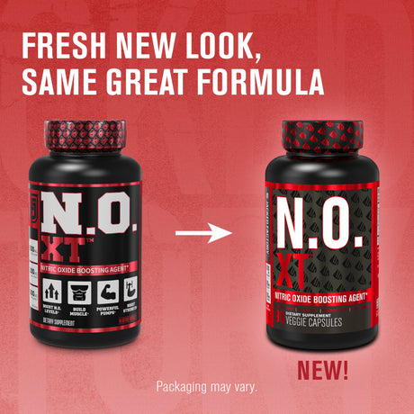 Jacked Factory N.O. XT - Nitric Oxide Boosting Supplement for Muscle Growth, Pumps & Energy - 90 Count