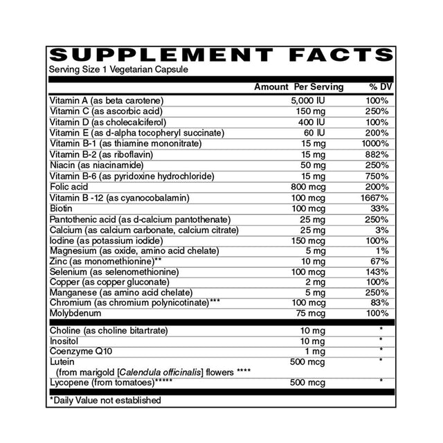 Holly Hill Health Foods, One-Daily Multi Caps, 120 Vegetarian Capsules