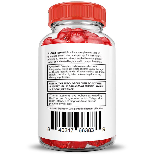 Ignite Keto ACV Gummies 1000MG Dietary Supplement 60 Gummys