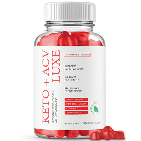Keto Luxe Gummies - Keto ACV Luxe Gummies Luxe Keto ACV Gummies Keto ACV Luxe Gummy AVC (60 Gummies)