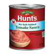 Hunt'S No Salt Added Tomato Sauce 8 Oz Can