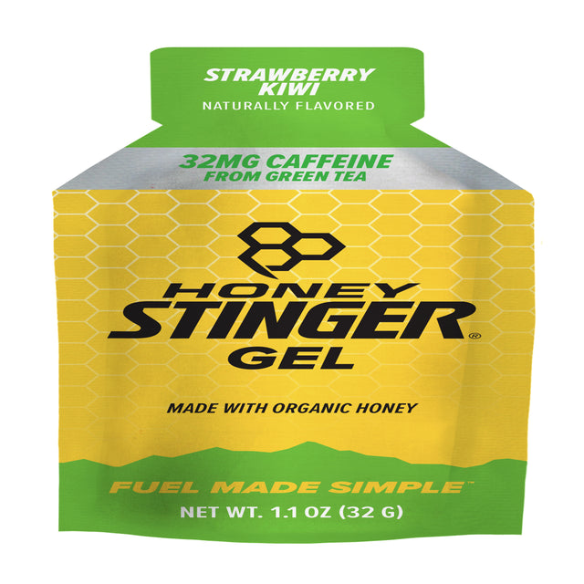 Honey Stinger Organic Energy Gels - Strawberry Kiwi (Caffeinated)