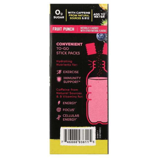 Healthy Delights, Nature Fuel Hydration + Energy, Fruit Punch, 18 Stick Packs