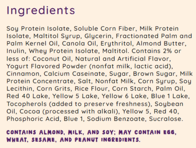 General Mills Cinnamon Toast Crunch Protein Bar (Pack of 6) with by the Cup Bag Clip