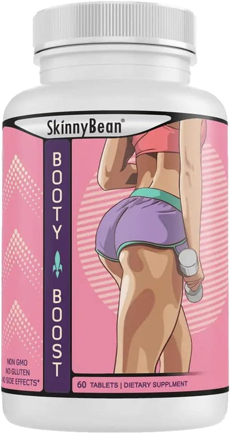 Get a Bigger, Firmer Booty with the Natural Booty Booster Butt Growth Supplement 60 Tablets - Try It Now!