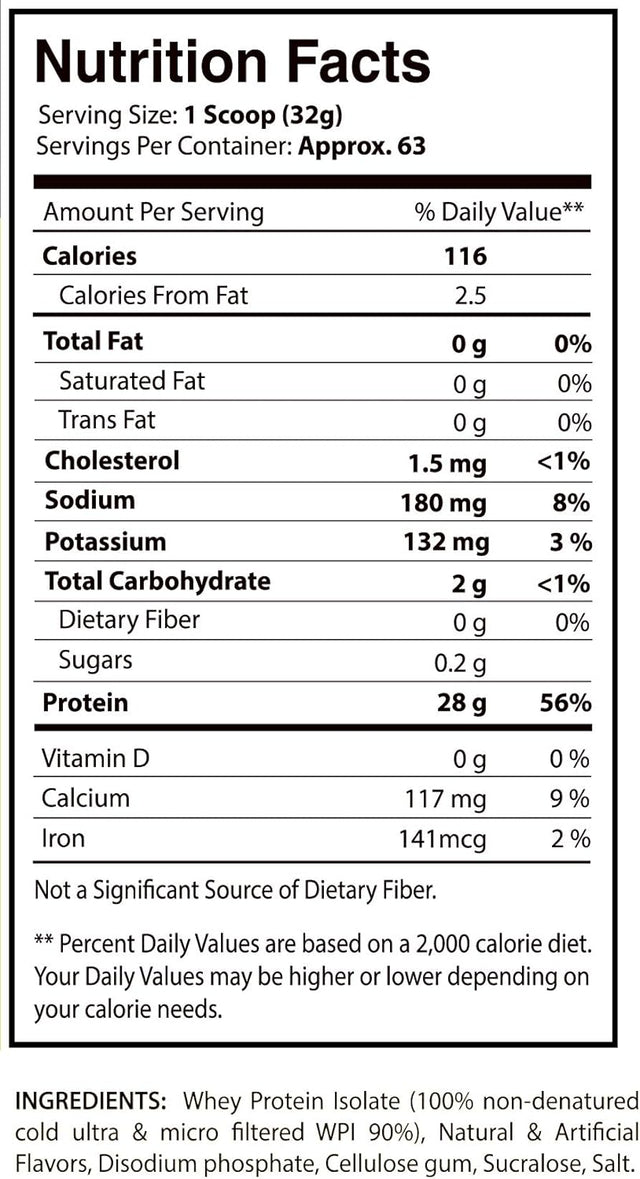 Iso Fuzion 100% Whey Isolate by Scilabs Nutrition | 28G Non Denatured Protein Powder, Salted Caramel Flavor, 4.4Lb