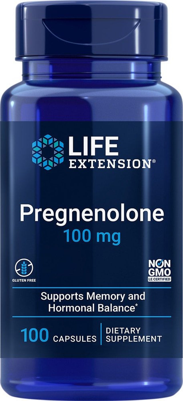 Life Extension Pregnenolone -- 100 Mg - 100 Capsules