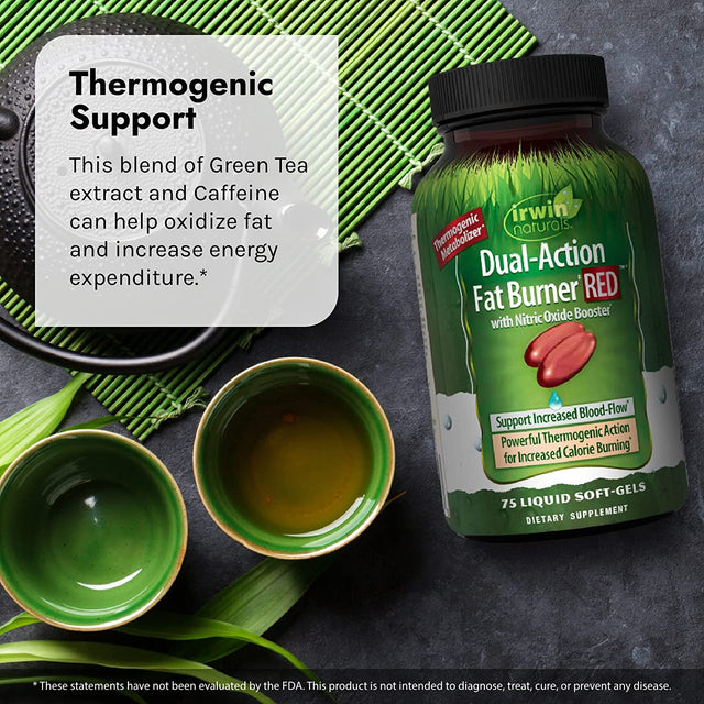 Irwin Naturals Dual-Action Fat Burner Red, 75 Softgels