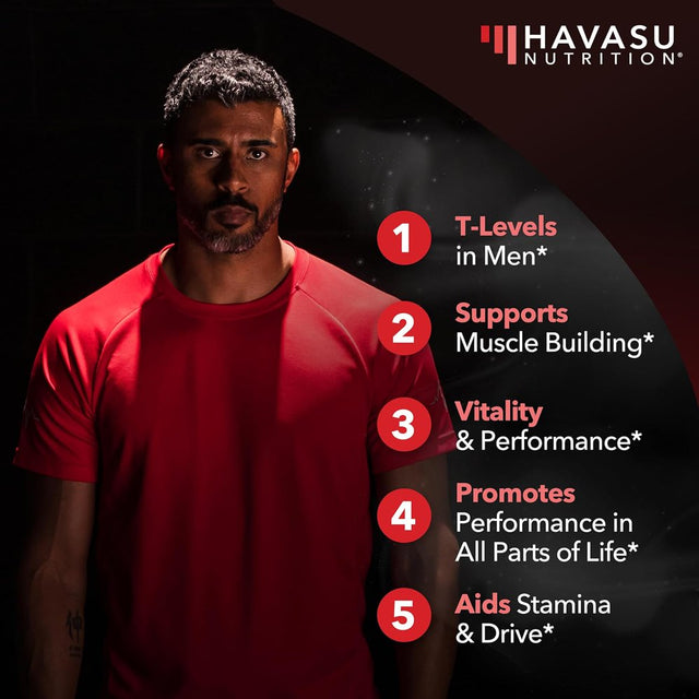 Havasu Nutrition Tongkat Ali for Men | Tongkat Ali Supplement Pills, 60Ct