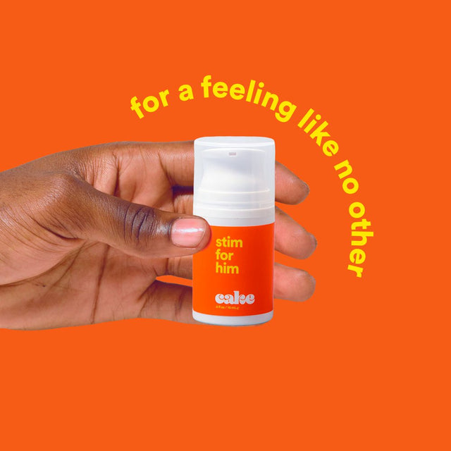 Hello Cake Stim for Him, Stimulating Arousal Gel for Men, 0.5 Fl Oz