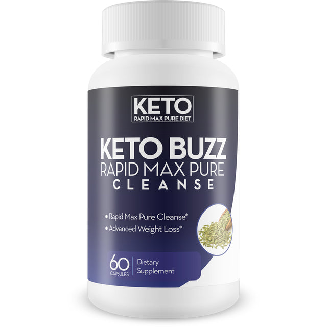 Keto Buzz Rapid Max Pure Cleanse - Cleansing Digestive Support - Kickstart Ketosis by Removing Carbs from the Gut - Balance Metabolism - Appear Slimmer Fast by Reducing Gut Bloat - Detoxify the Body