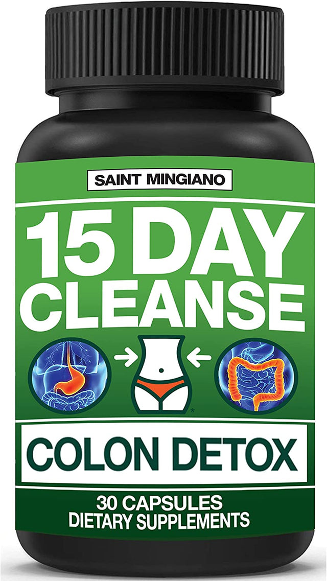 15 Day Cleanse | Colon Detox with Natural Laxative for Constipation & Bloating. 30 Pills to Detoxify & Boost Energy | Extra-Strength Senna Leaf Supplements | Strong for Some People.