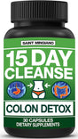 15 Day Cleanse | Colon Detox with Natural Laxative for Constipation & Bloating. 30 Pills to Detoxify & Boost Energy | Extra-Strength Senna Leaf Supplements | Strong for Some People.