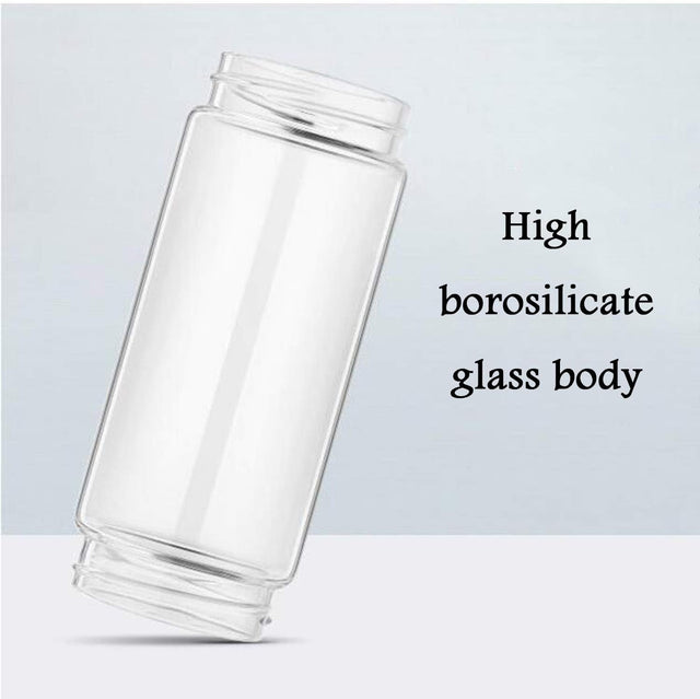 Portable 4 Minute Hydrogen-Rich Water Bottle Rechargeable High Concentration Hydrogen Generator Glass Bottle Anti-Aging Anti-Oxidation Alkaline Water Generator, 360Ml