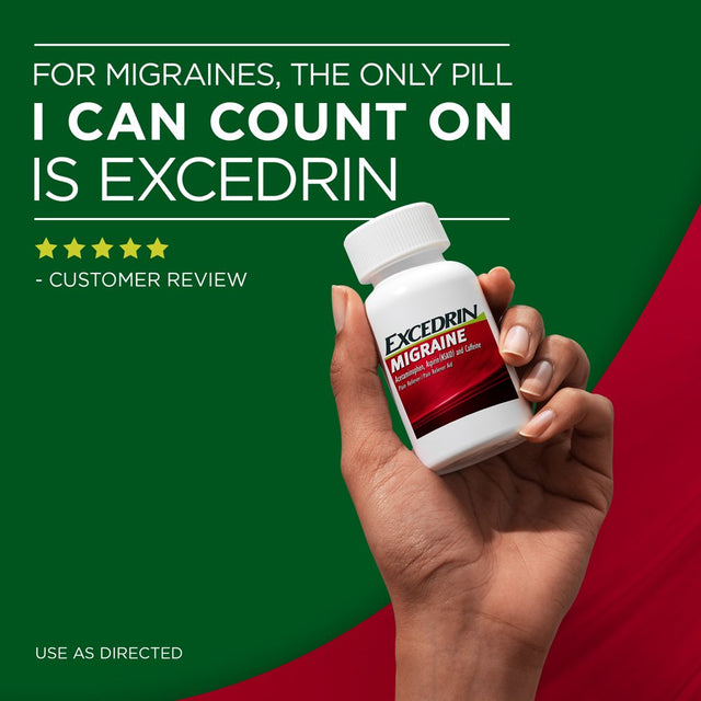 Excedrin Migraine for Migraine Relief, Caplets, 24 Count