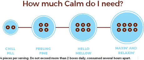 Good Day Chocolate Calm Supplement, 8 Pieces, 12 Pack