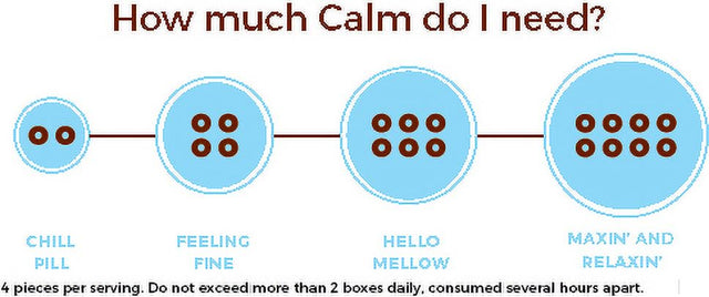 Good Day Chocolate Calm Supplement, 8 Pieces, 12 Pack