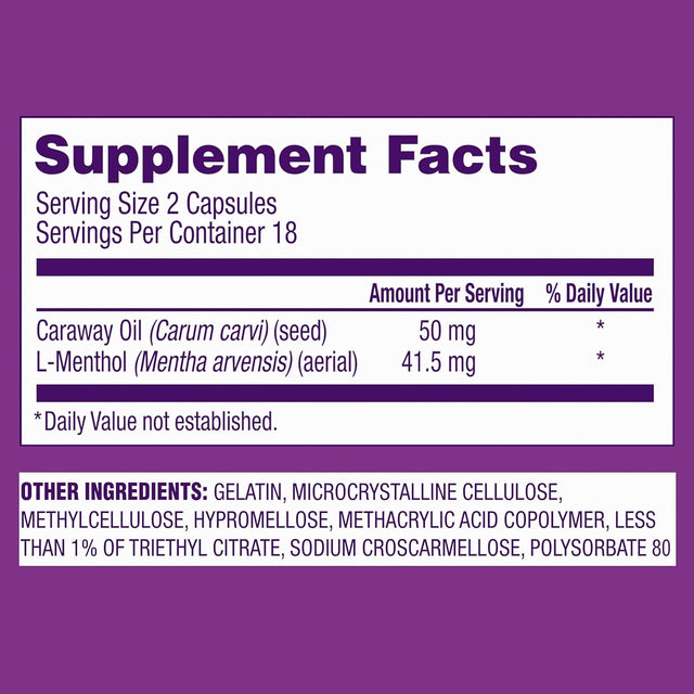 Fdgard Gut Health Supplement, Indigestion, Nausea & Bloating, Upset Stomach, 36 Capsules (Packaging May Vary)